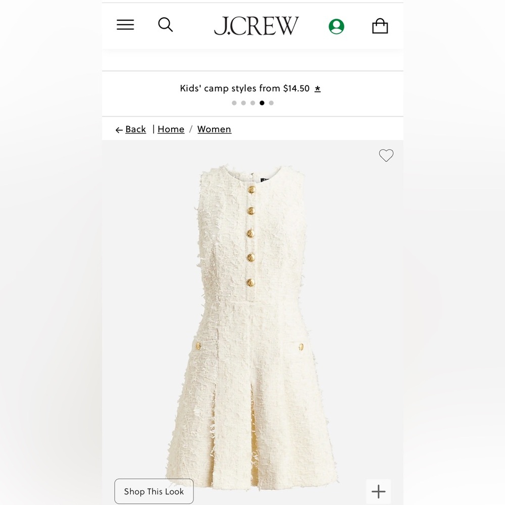 Jcrew Tweed Dress